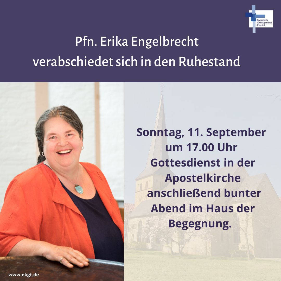 Pfarrerin Erika Engelbrecht Geht Nach Jahren In Den Ruhestand