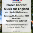 Bläser-Konzert Posaunenchor Stadtmitte