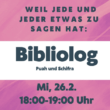 Bibliolog im Haus der Begegnung