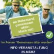 Forum ‘Gemeinsam älter werden’ – Info-Veranstaltung